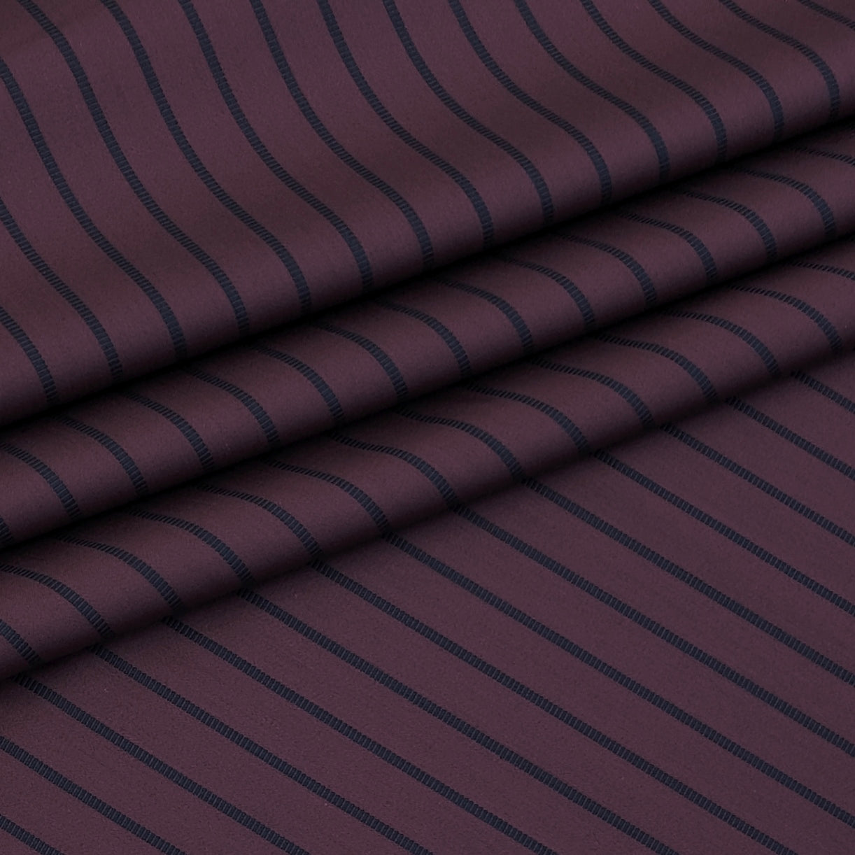 Shirt Fabric Soktas Finest 80s Giza Cotton PinStripe Colour Claret Maroon